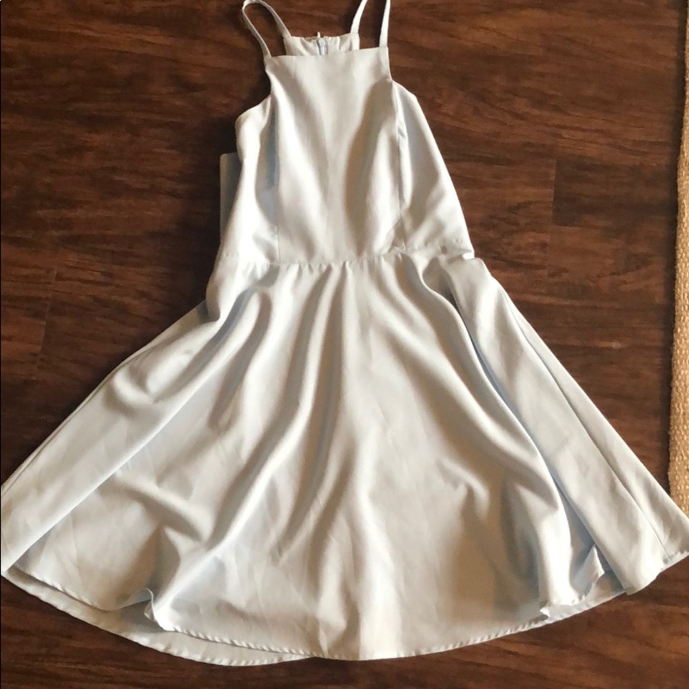 Light blue swing dress